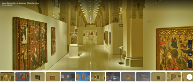 Visita virtual al MNAC. Google Art Project.