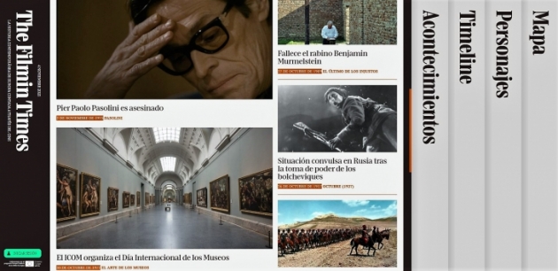 The Filmin Times, una iniciativa de la plataforma catalana Filmin, que ensenya història europea a través de films i que ha comptat amb el suport d’Europa Creativa | thefilmintimes.com